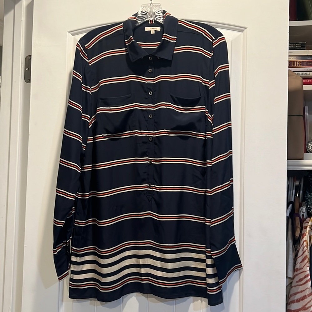 J.Crew M Silk Pull Over Tunic